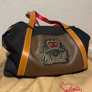 Black Unisex Duffel bag